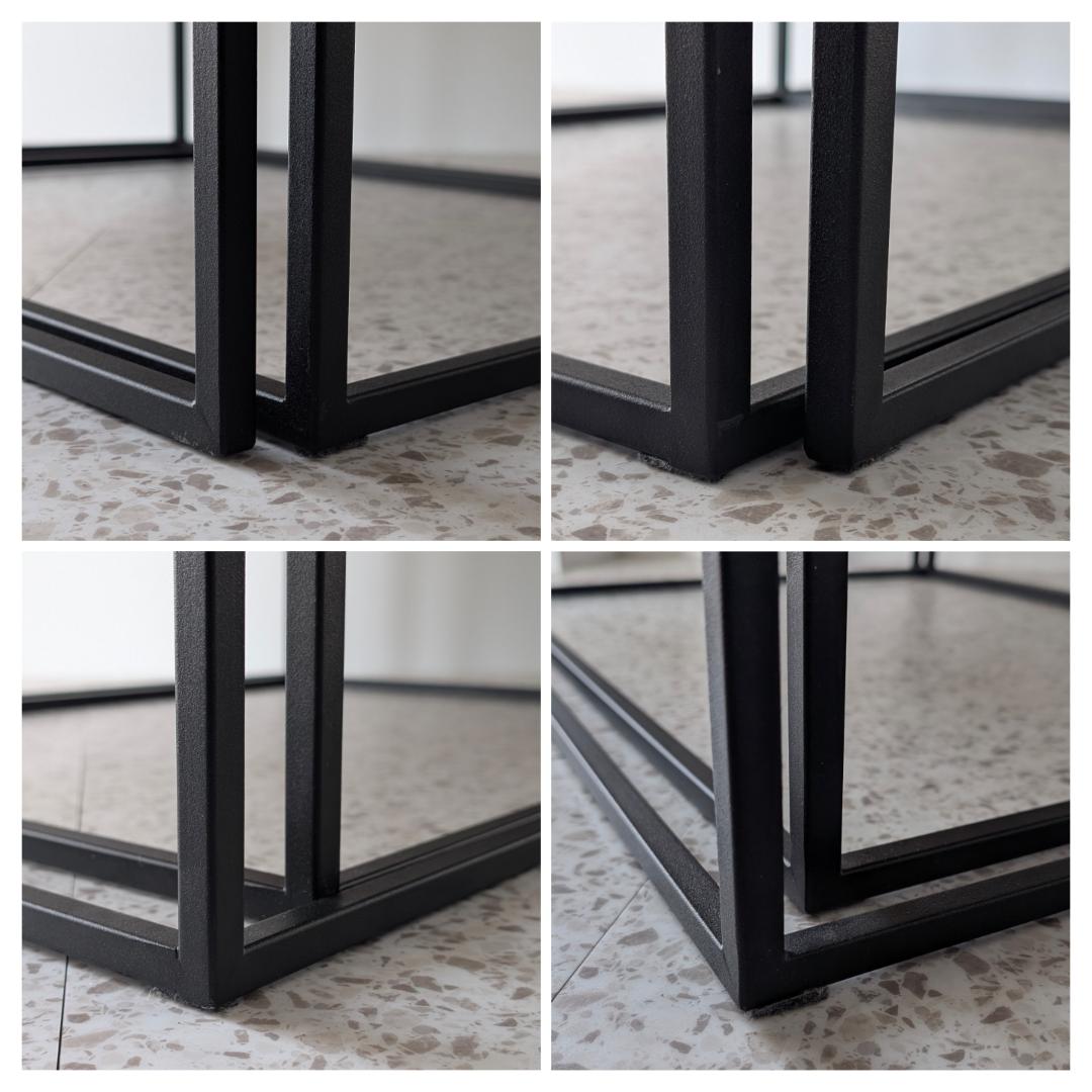 used 高野木工 リニエ コンビテーブル セット オーク×アイアン 美品 北欧