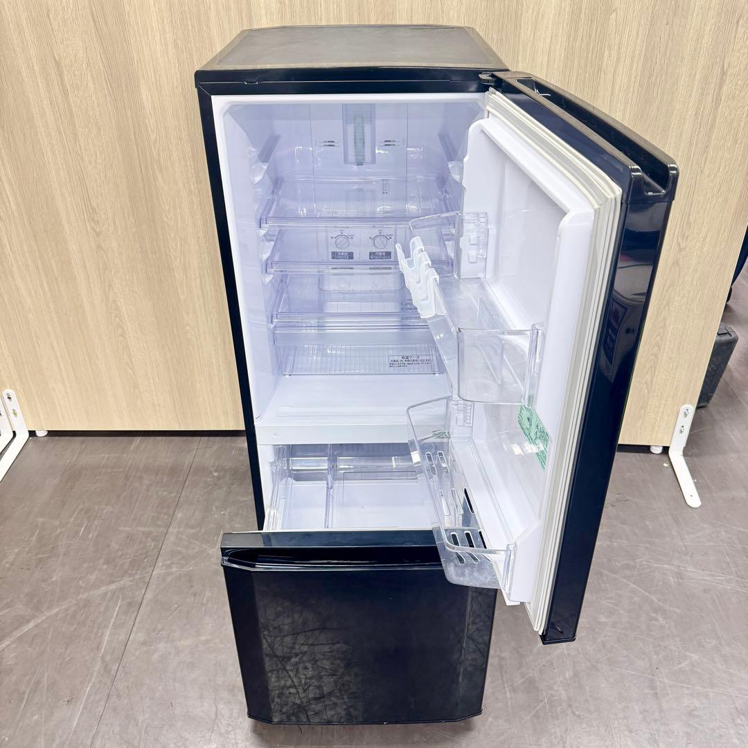 A1356☆激安‼️三菱2ドア146L冷蔵庫MR-P15Z-B 2015年製