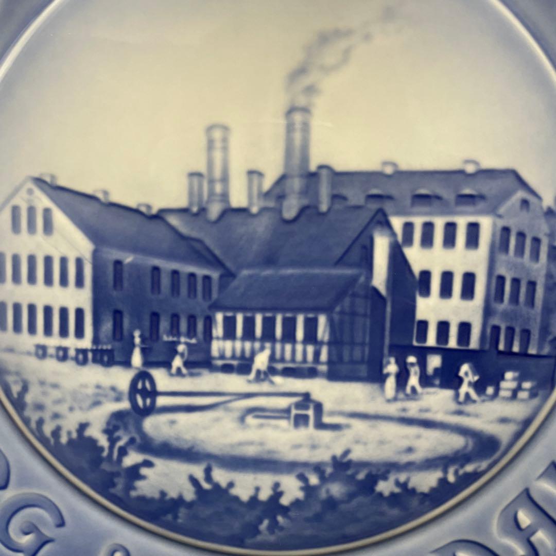 １２５周年記念・１９７８年・２３cm・陶器製レリーフ・Ｂ＆Ｇ. Co・