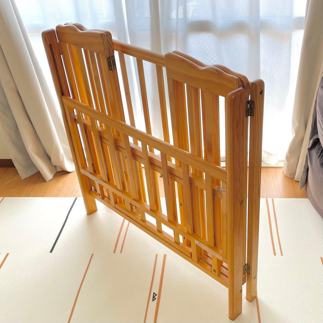 大和屋パタン 折りたたみ ミニベビーベッド