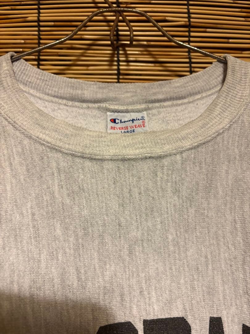 値下 90s champion リバースウィーブ 三段 染み込み L トリコタグ