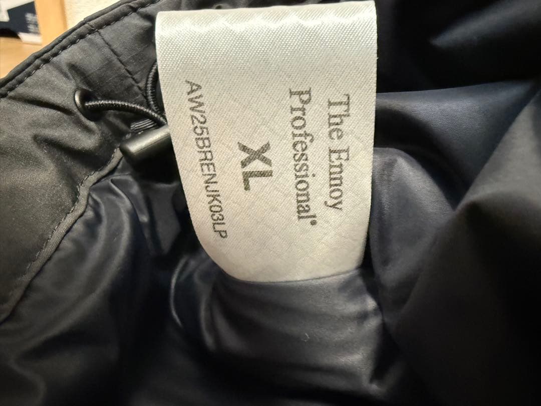 ENNOY PADDED NYLON SETUP GRAYエンノイセットアップ