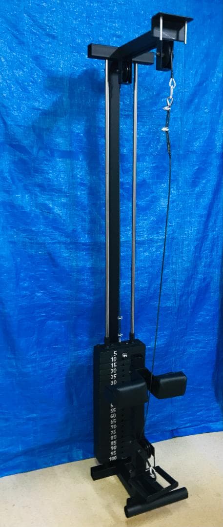 パワーテック社ハーフラック(WB-HR19)専用　ラットロー 奥柱・スタック式