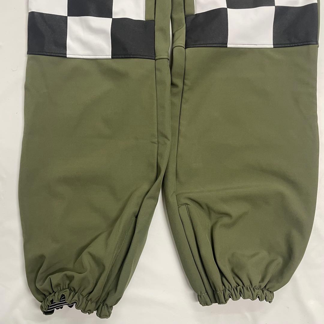 Slyde スノーボードウェア ビブパンツ M カーキ 22SNSLY004