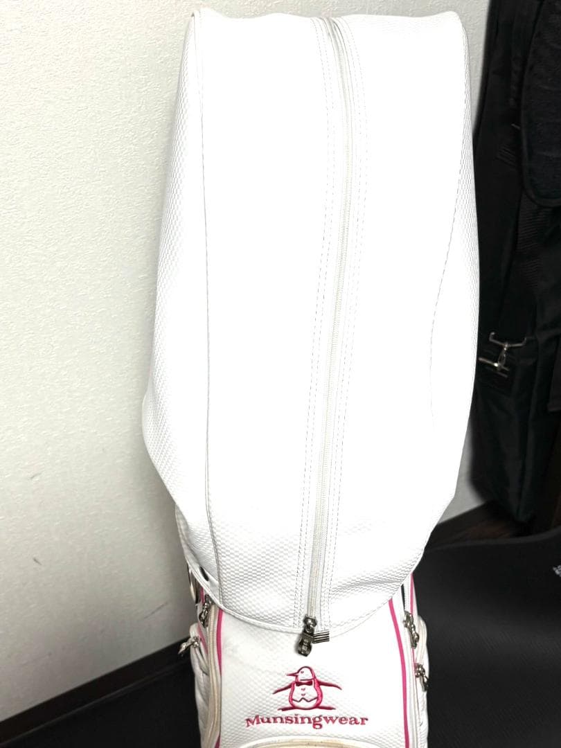 【フォロー割】 中古 マンシングウェア キャディーバッグ レディース