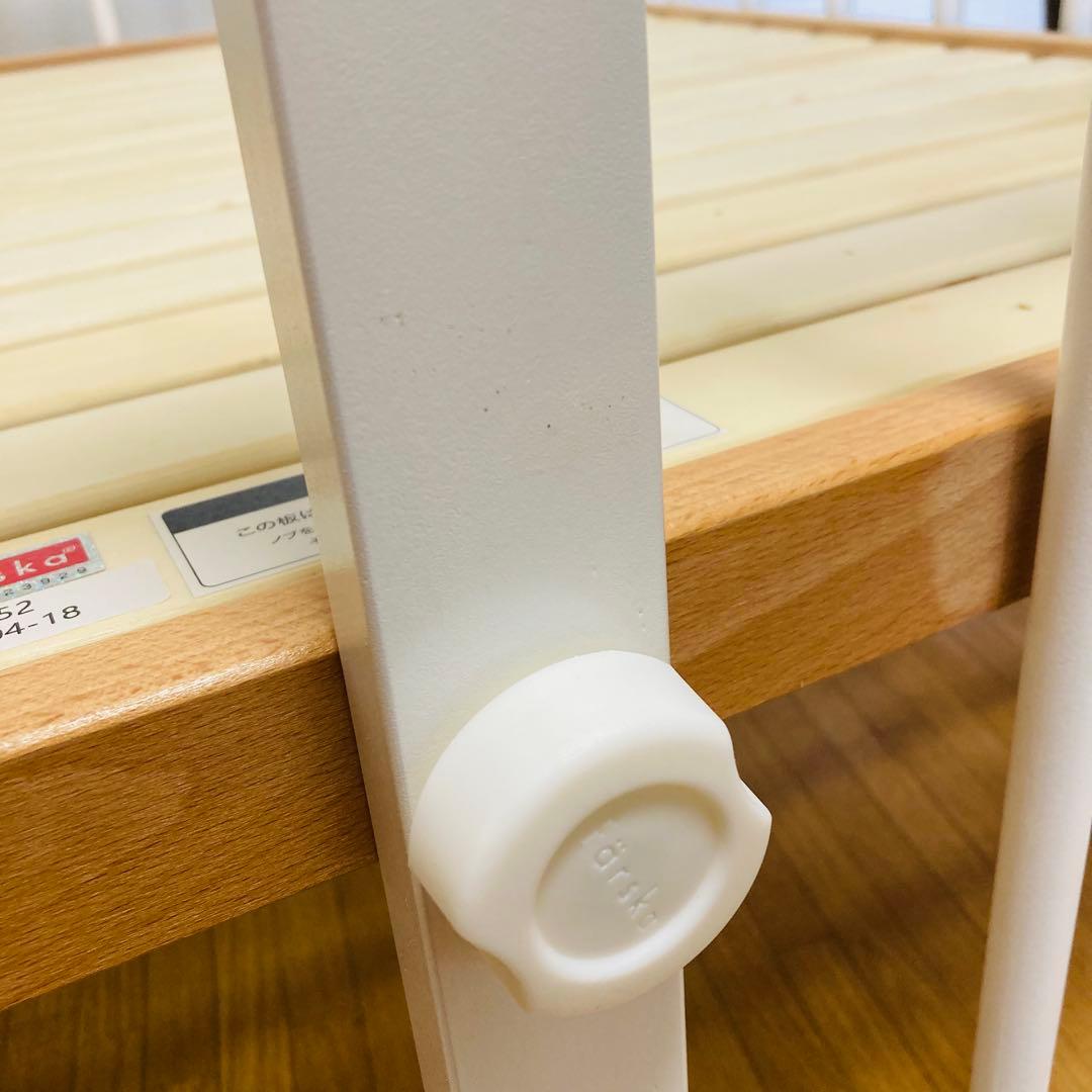 【美品】ファルスカ　ミニジョイントベッド　ネオ　工具不要　マットレス、シーツ付