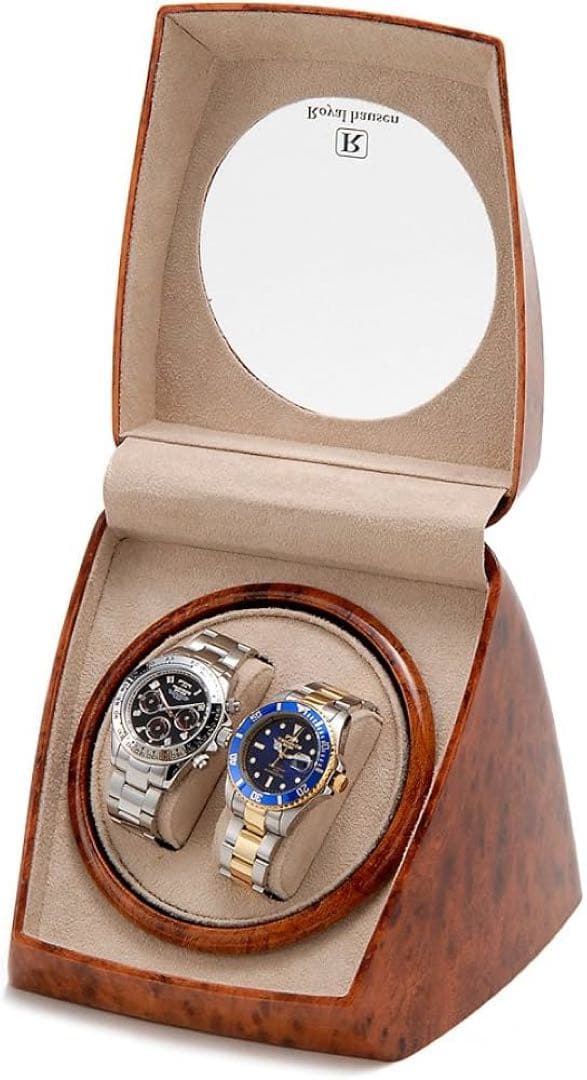  hausen ウォッチワインダー SR056 2本用 自動巻き時計