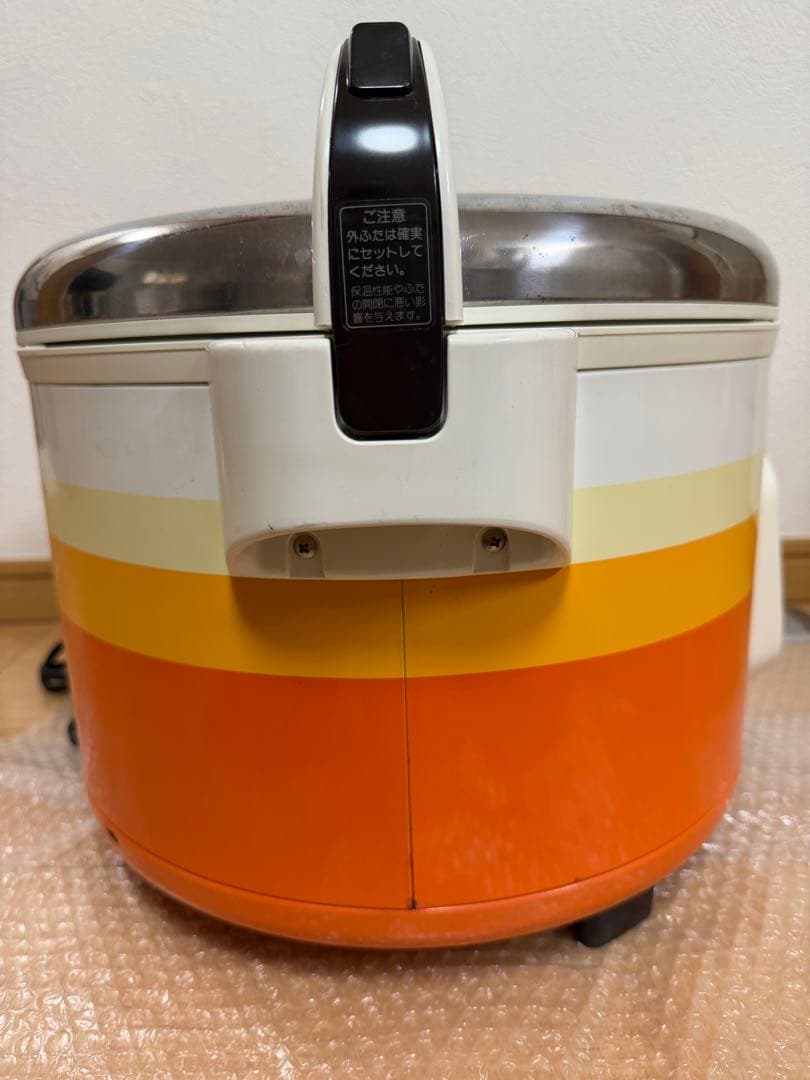 National 炊飯器 オレンジ・イエロー