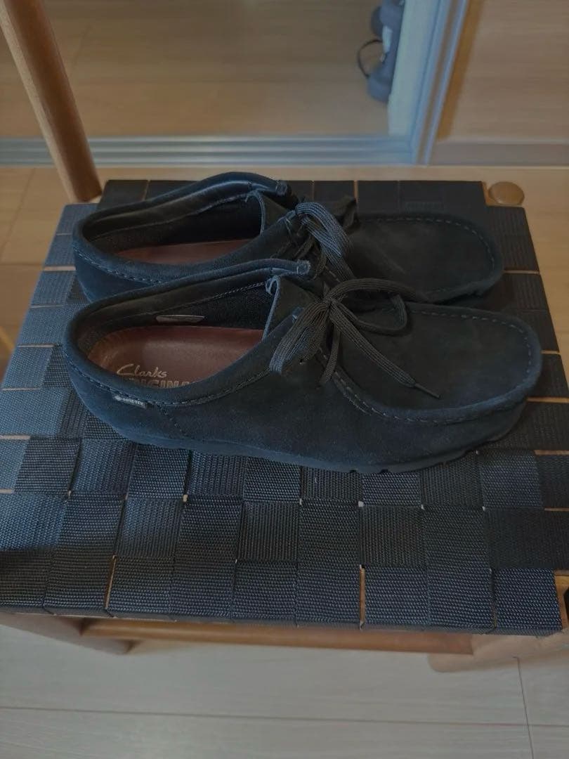 CLARKS ワラビー ゴアテックス BLACK 27cm