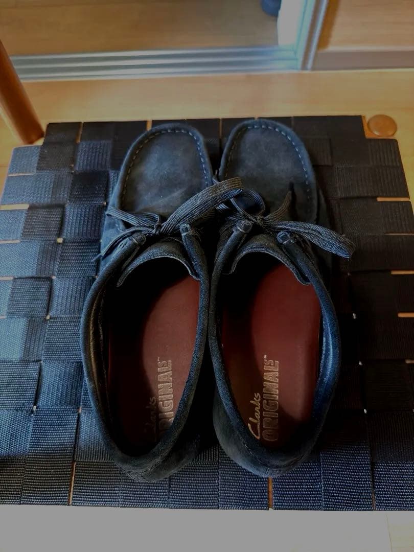 CLARKS ワラビー ゴアテックス BLACK 27cm