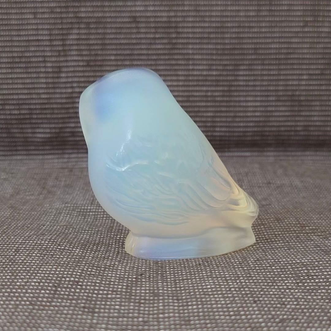 希少❗️ LALIQUE ラリック　フクロウ オパールセント フィギュリン