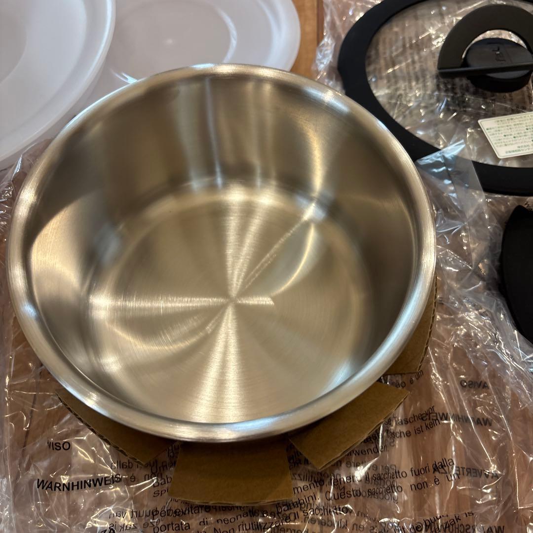 ステンレス鍋・フライパンセット