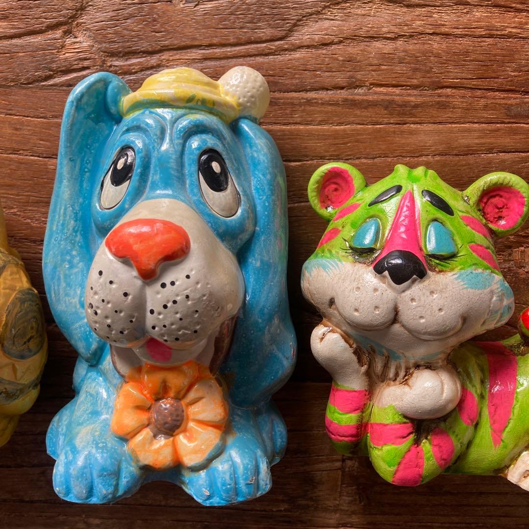 60s ヴィンテージ　フィギュア　ヒッピー　バンク　貯金箱　サイケデリック