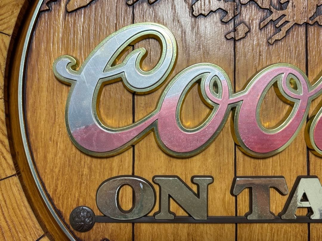 超美品 COORS クアーズ 壁掛け ビンテージ ビアサイン パブミラー レトロ
