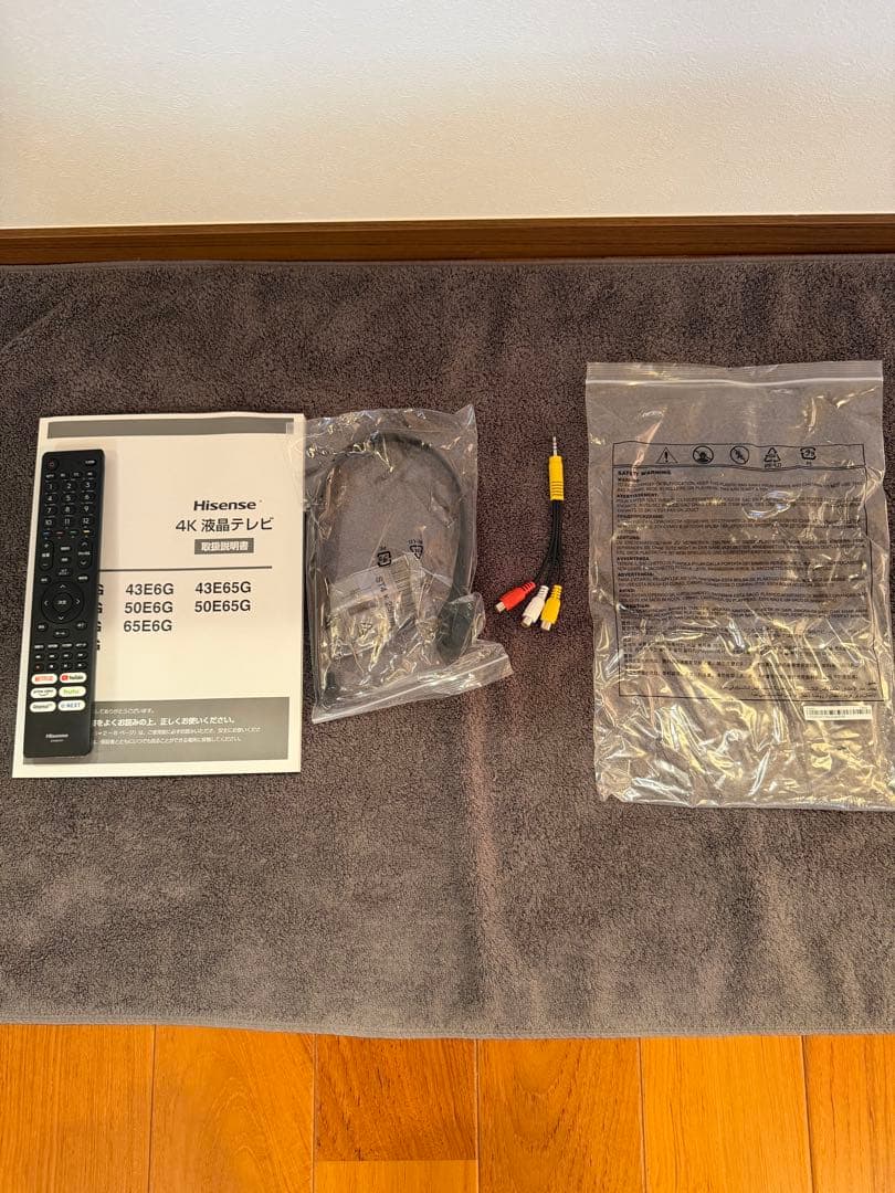 Hisense ハイセンス 50インチ 4K 液晶テレビ 50E6G 動作良好