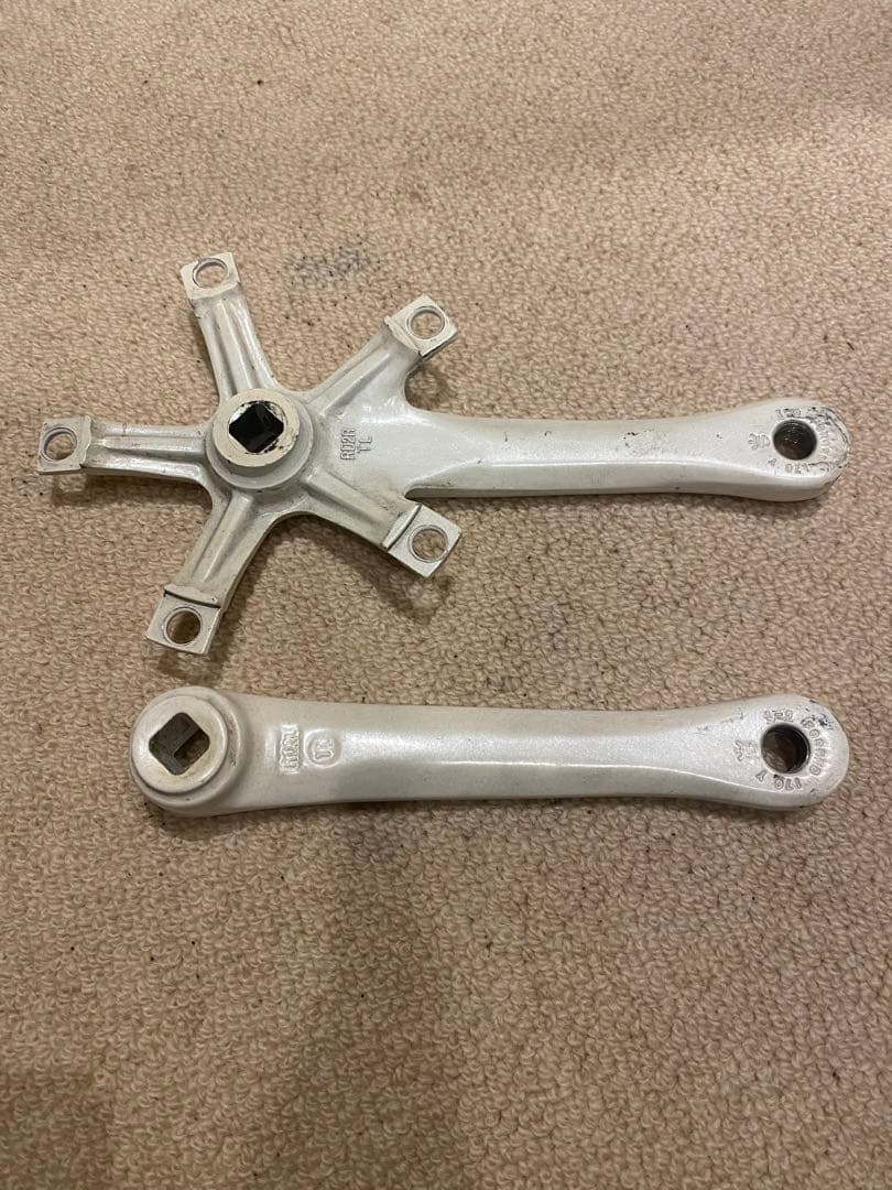 【170mm】スギノメッセンジャー ピスト 競輪 シングルスピード ブルーラグ