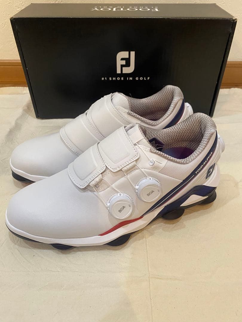 ［美品］FootJoy フットジョイMEN'S ツアーアルファ トリプル BOA