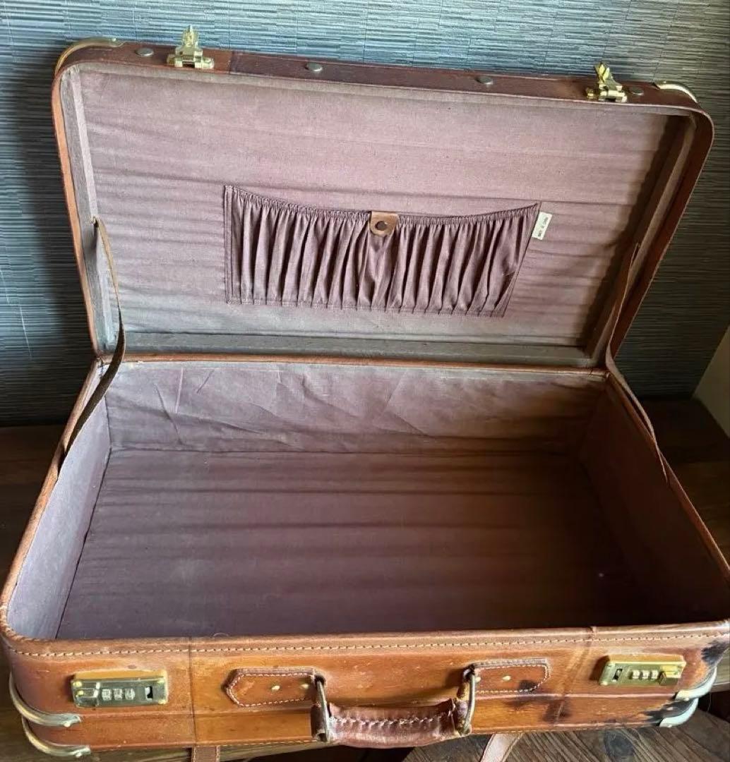 JUNK★アンティーク★トランク 本革 レザー ヴィンテージ アタッシュケース