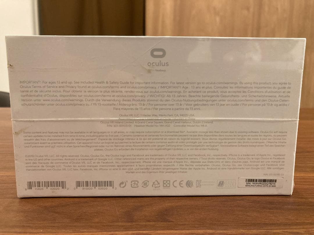 未開封！ Go 32GB Standalone VR オキュラスゴー