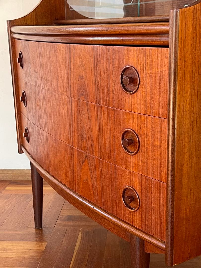 北欧 デンマーク ヴィンテージ チーク ライティング ビューロー