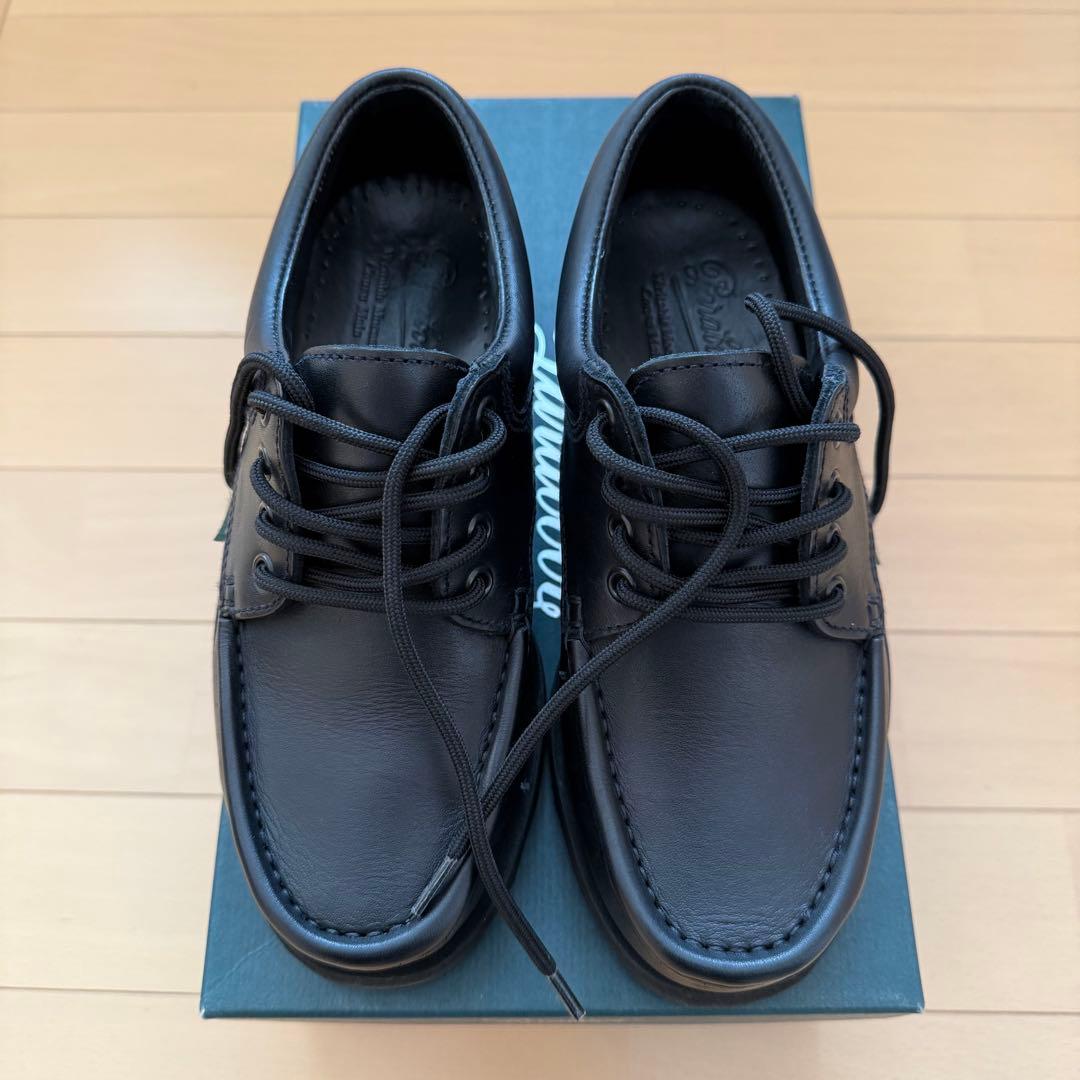 シューツリー付 美品 パラブーツ Paraboot モカシン ティエール UK5