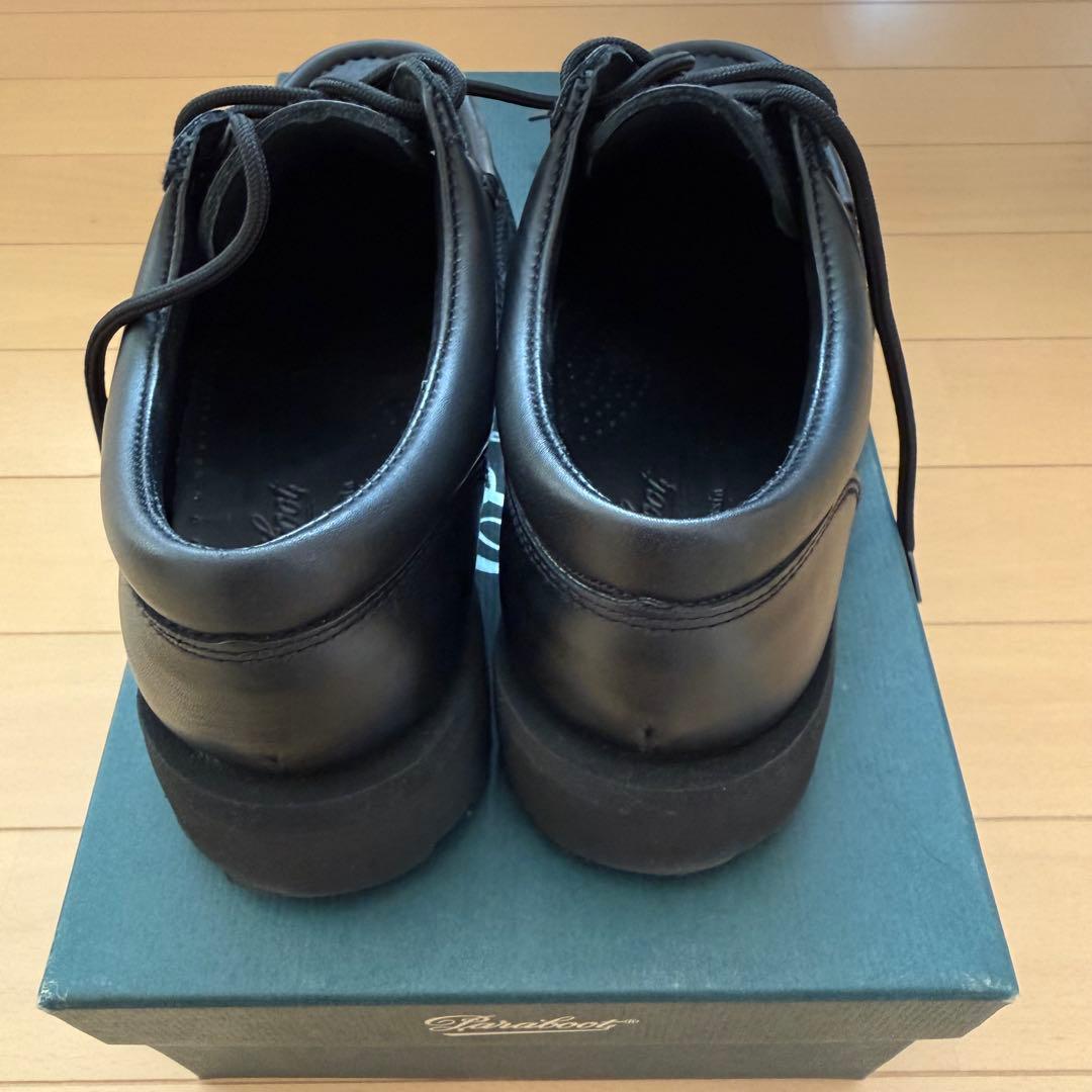 シューツリー付 美品 パラブーツ Paraboot モカシン ティエール UK5