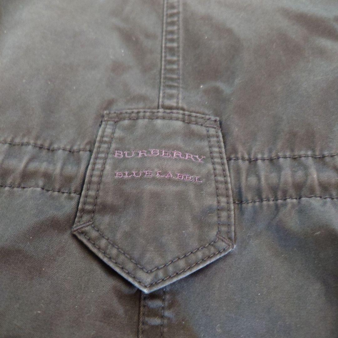 BURBERRY ブルーレーベル 中綿入りモッズコート