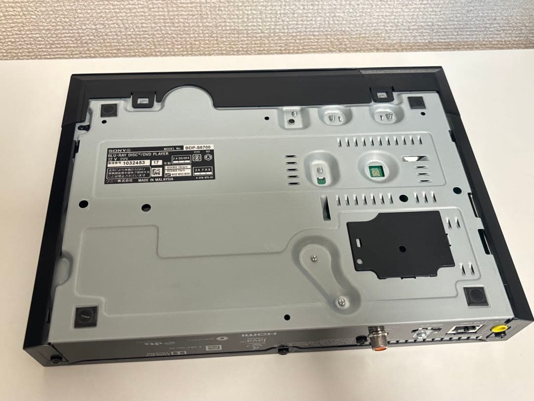 【ヒラマサ】SONY ブルーレイプレイヤー BDP-S6700