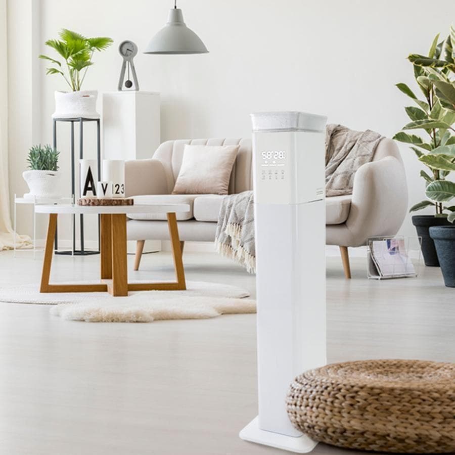 加湿器 抗菌 アロマ超音波式 uv除菌 ハイブリッド式 リモコン付きB2399