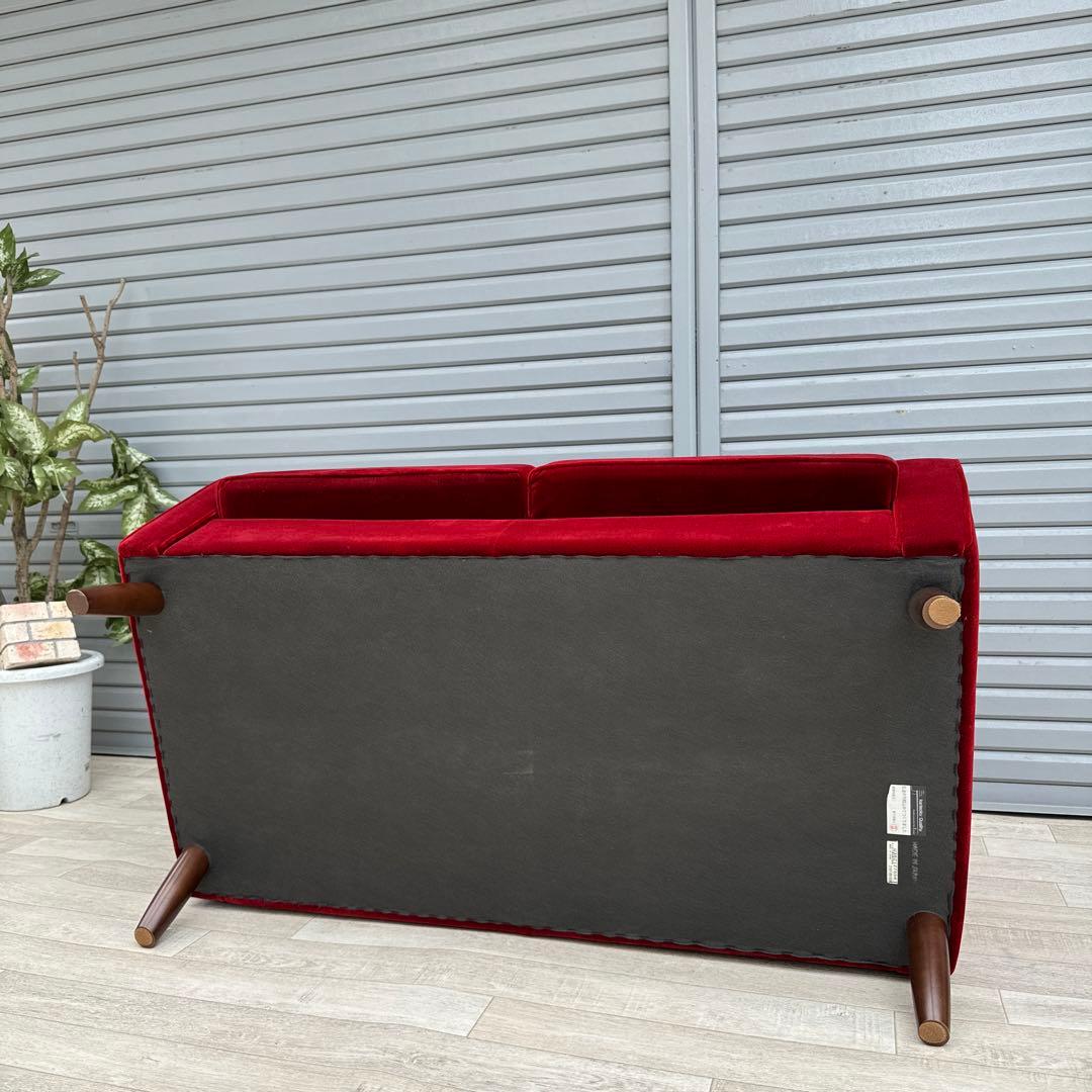 限定品　希少品　karimoku カリモク60 ロビーチェア 2シータ