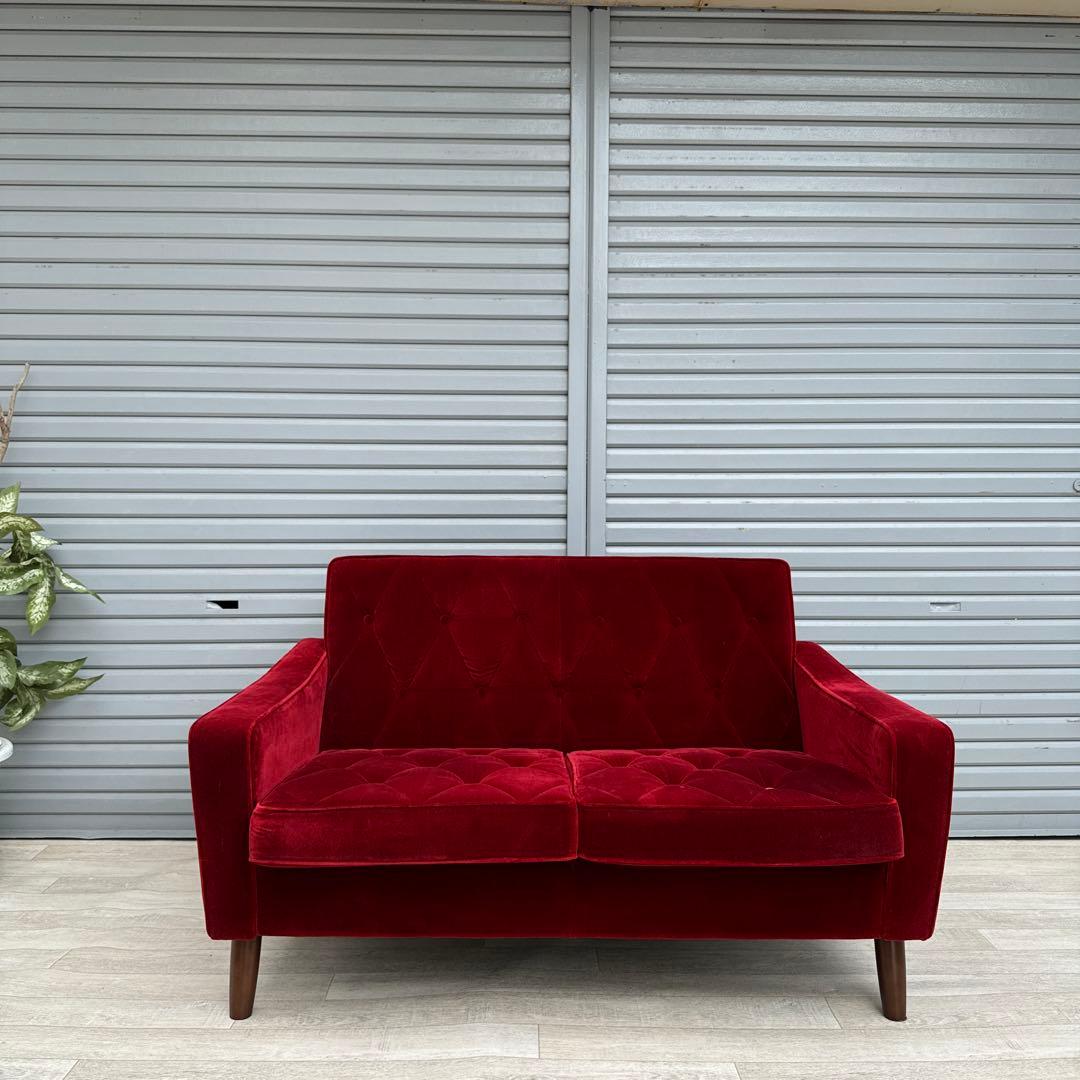 限定品　希少品　karimoku カリモク60 ロビーチェア 2シータ