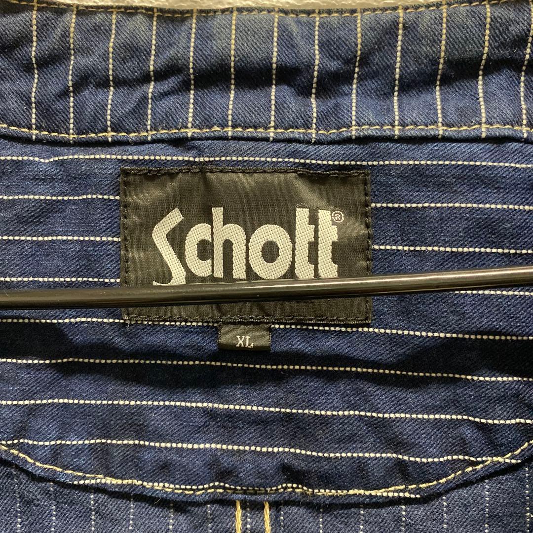 Schott OLD HICKORY VEST美品　希少サイズXL