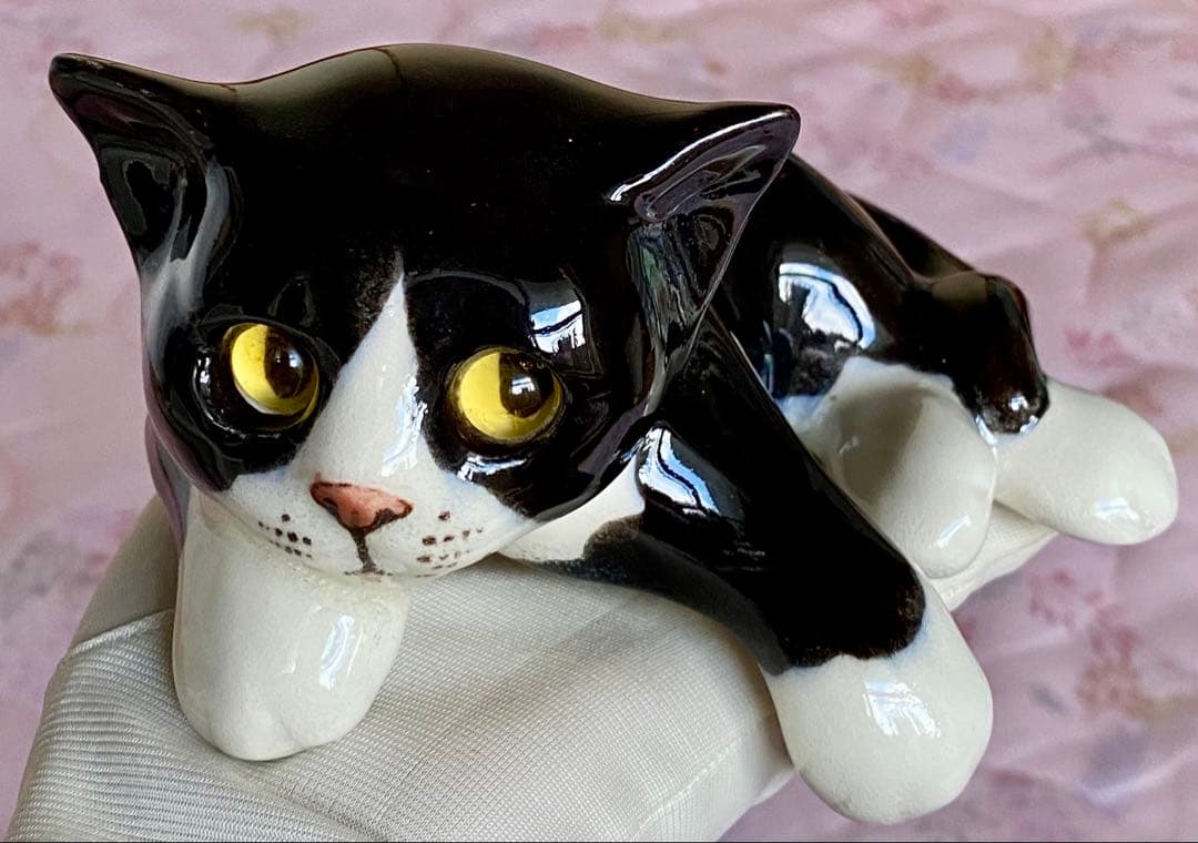 サイズ2　ウィンスタンレイキャット　ケンジントンキャット　白黒仔猫　美品❣️