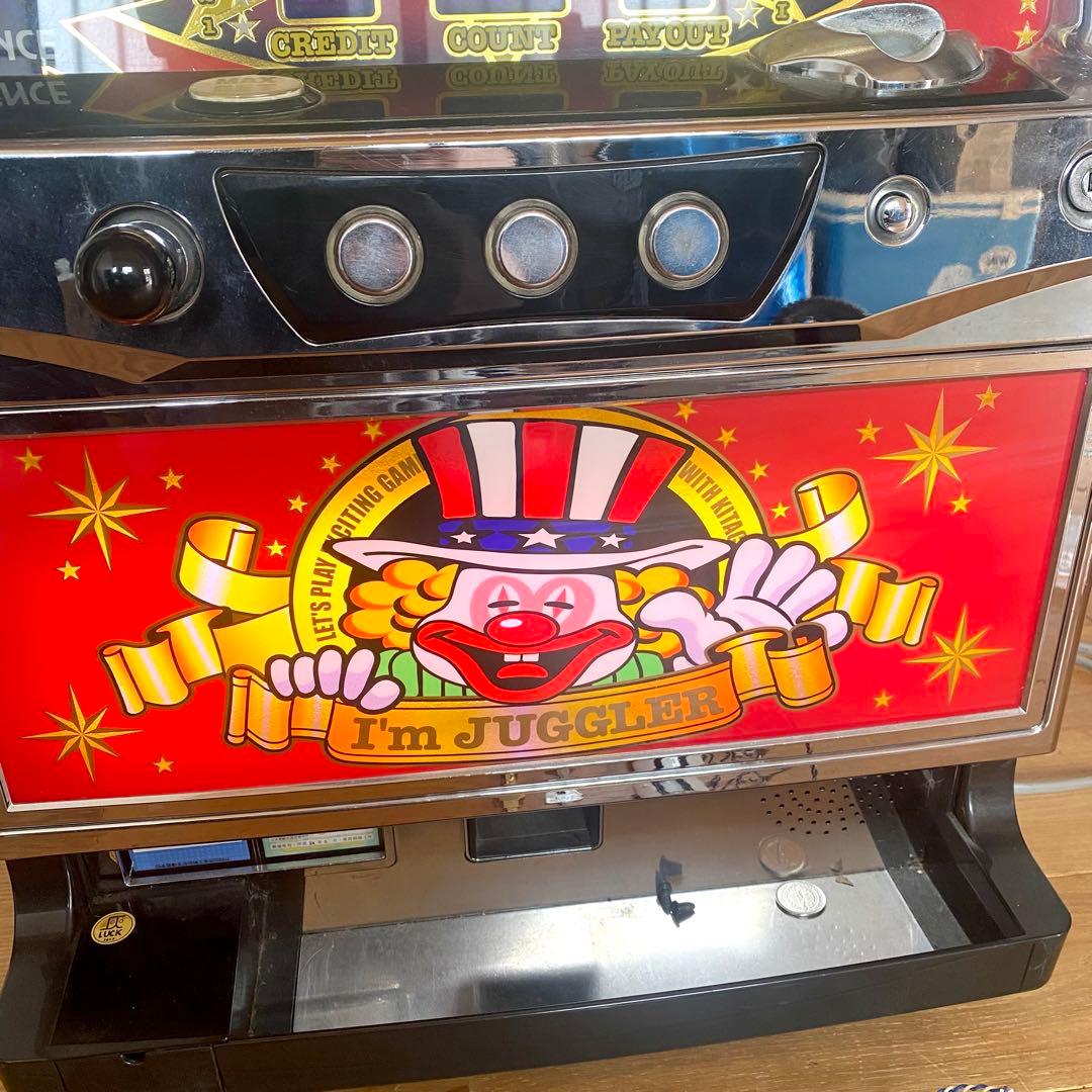 【ジャンク】パチスロ実機 ニューアイムジャグラーEX-C 北電子 不要機付