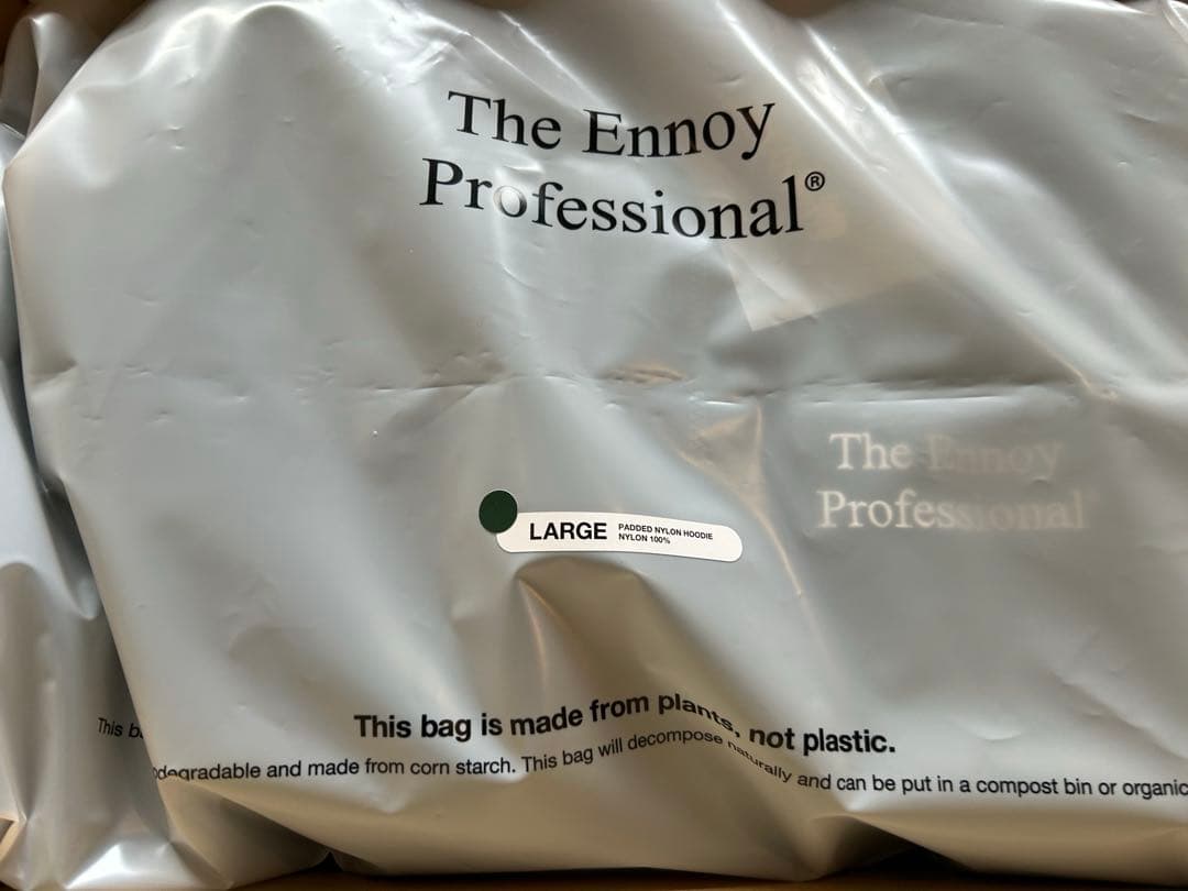 豆*ん様 ENNOYとスタイリスト私物 PADDED NYLON HOODIE