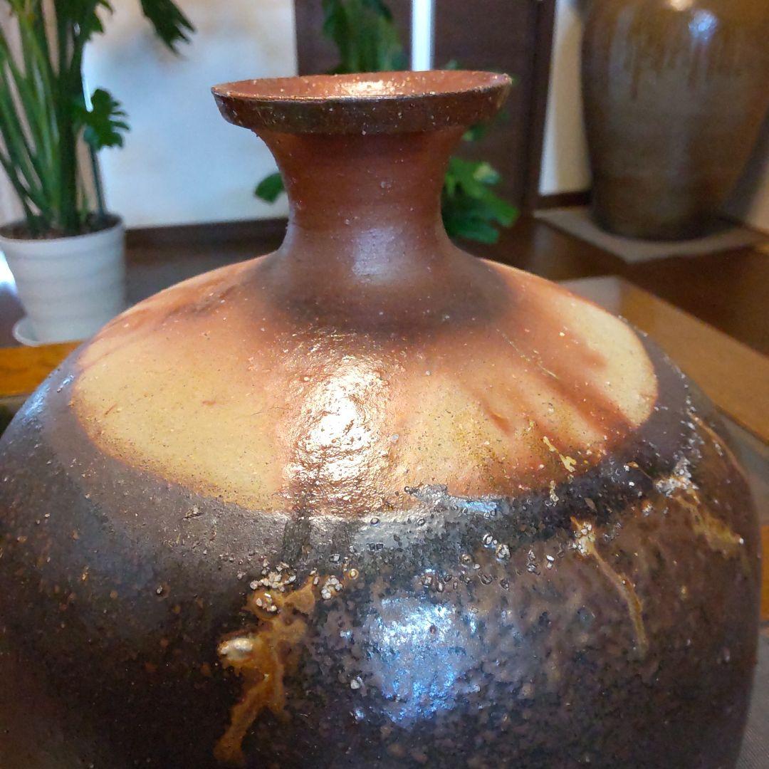 黒備前　蕪　54　備前焼