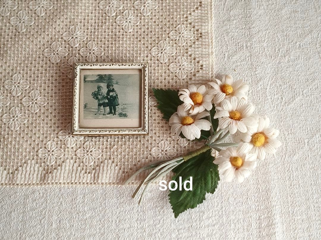 【mkuさま】vintage ❀ 飾り模様が素敵な スクエアフレーム