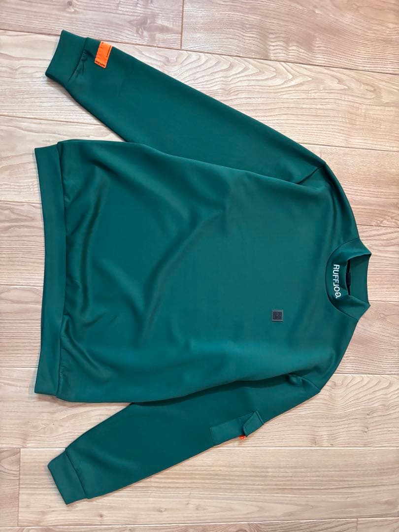 ラフロッグ　バックフレームロゴモックネックシャツ　新品