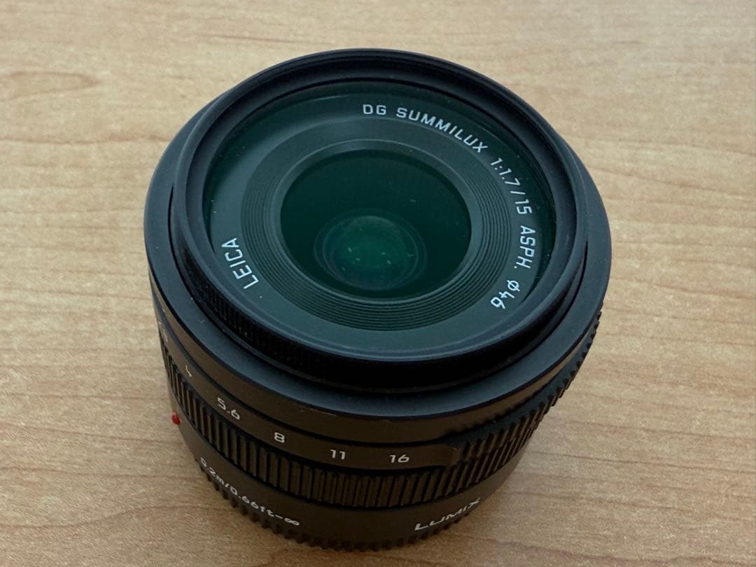 レンズ(単焦点) Panasonic LeicaDG Summilux 15mmF1.7