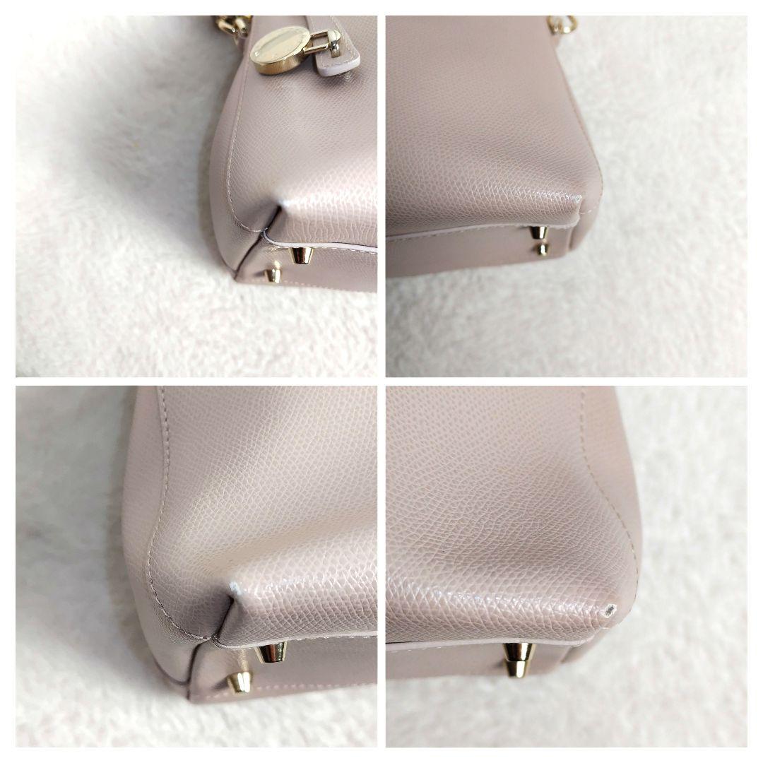 ✨美品✨FURLA　フルラ　パイパー　2way ショルダーバッグ　ベージュ