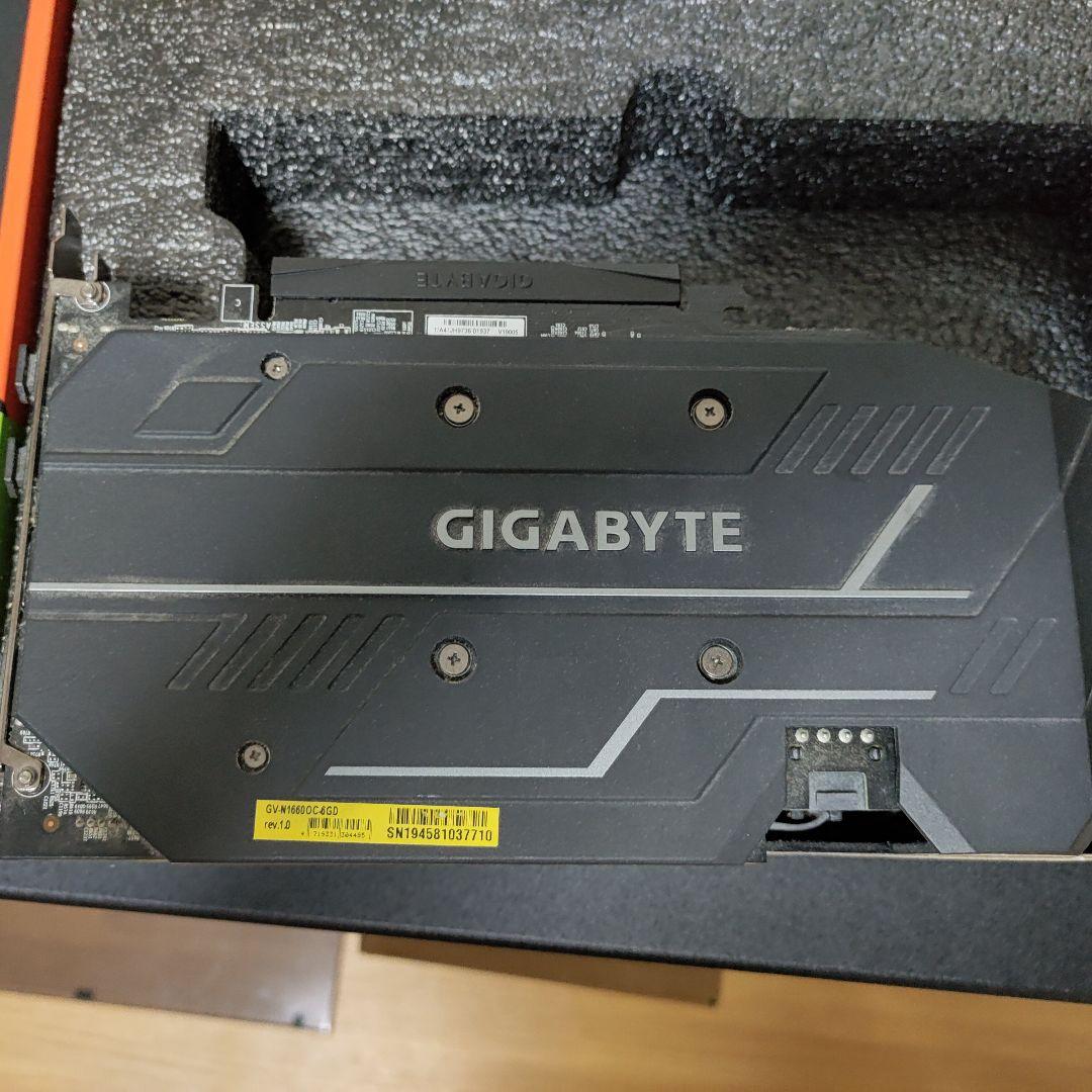 GIGABYTE GTX 1660 OC 6GB グラフィックボード　箱あり