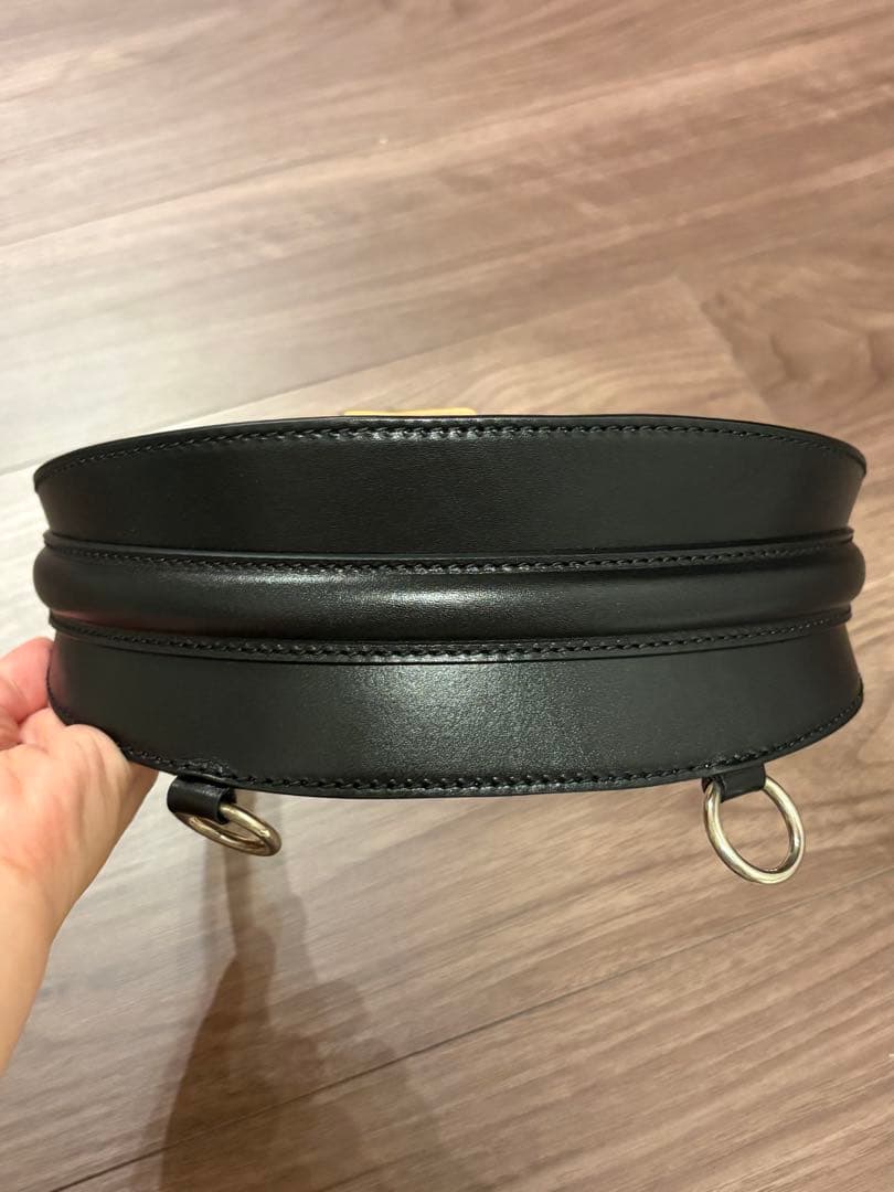 Alexander McQueen レザーベルト ブラック