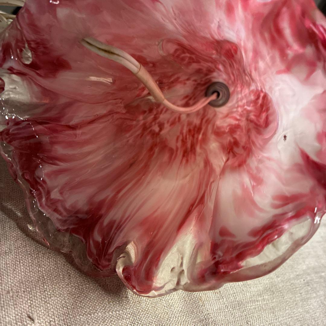 岩田ガラス テーブルランプ ライト スタンドライト 布シェード IWATA