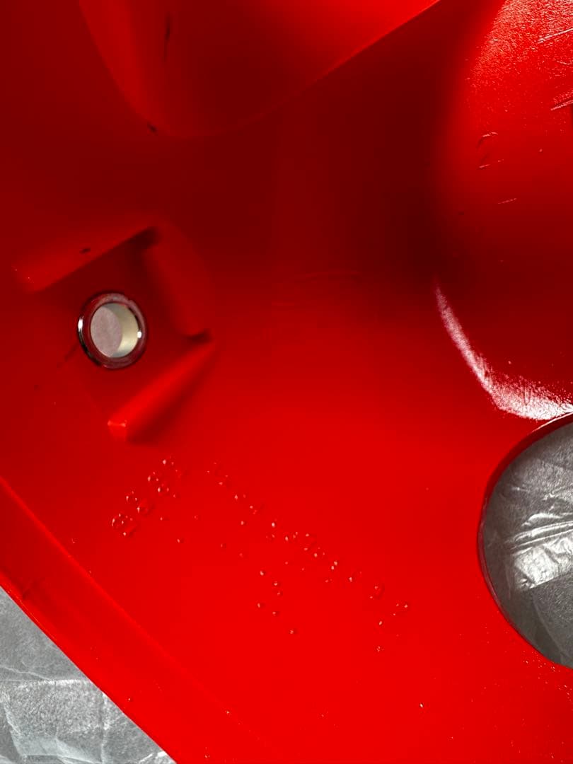 ヘッドライト　ケース　オレンジ　ダックス シャリー