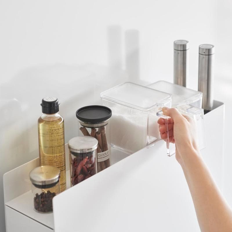 tower 隠せる調味料ラック ホワイト 山崎実業 4334 タワー おしゃれ