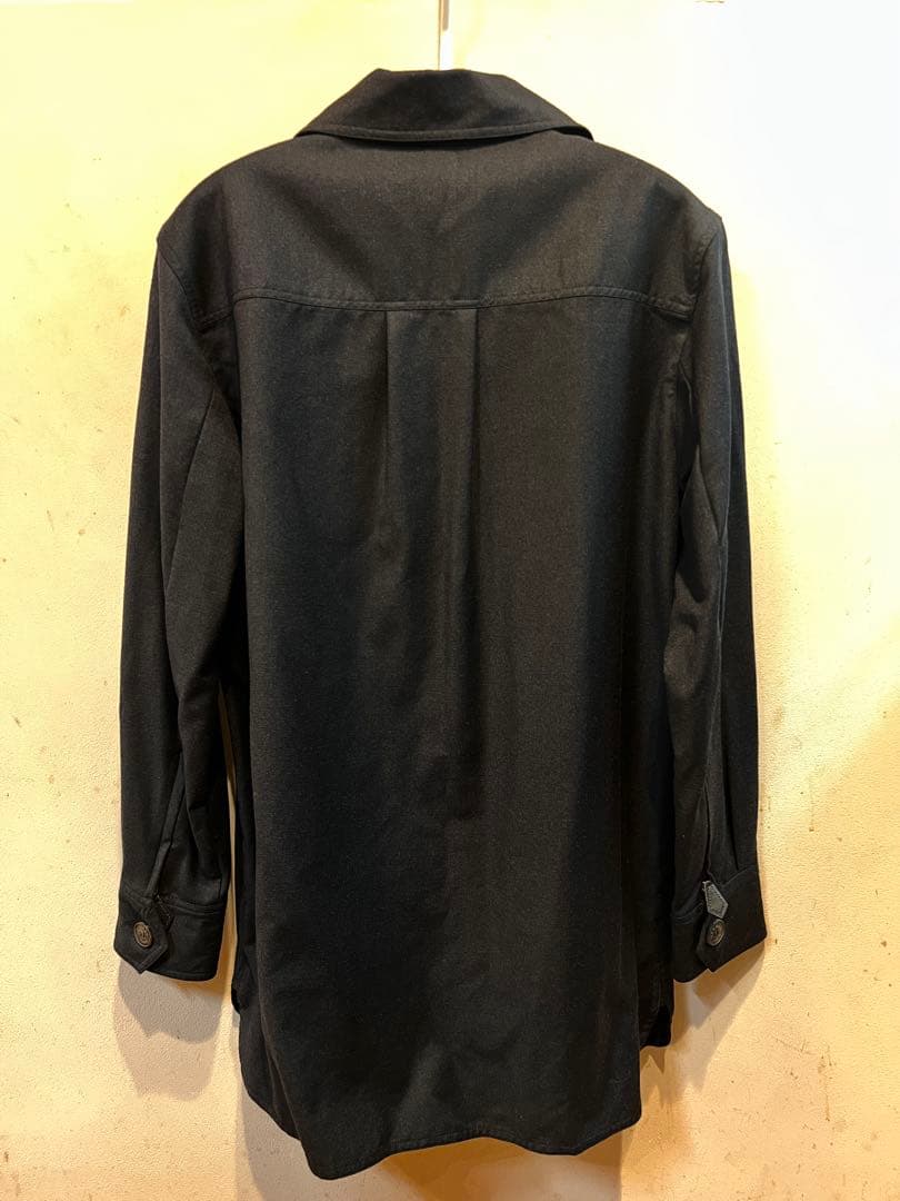 ひろちゃんページ　HERMES ブラック 長袖シャツ 38サイズ