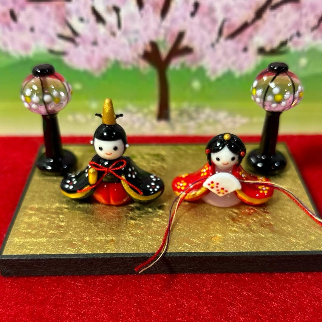 ふみちょん　ガラス細工　ミニチュア