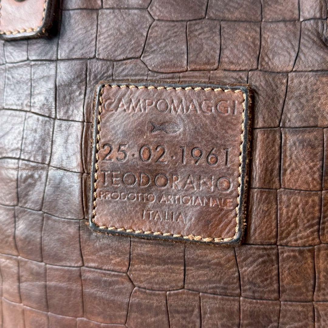 【美品✨️】CAMPOMAGGI カンポマッジ 2wayバッグ ダークブラウン