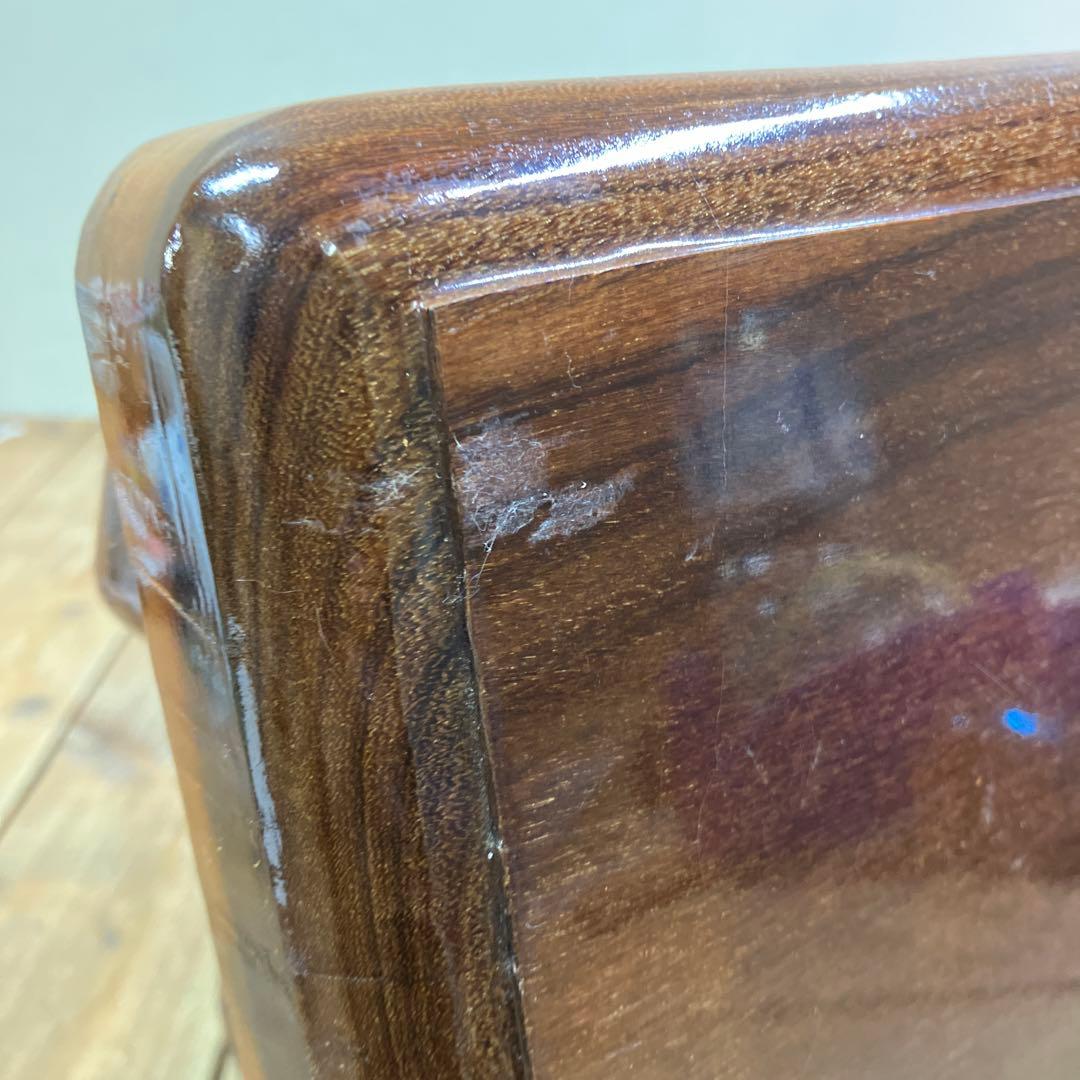 B-1 昭和レトロ 銘木 豆座卓 飾り台 花台 ミニテーブル 木製盆栽台 古道具