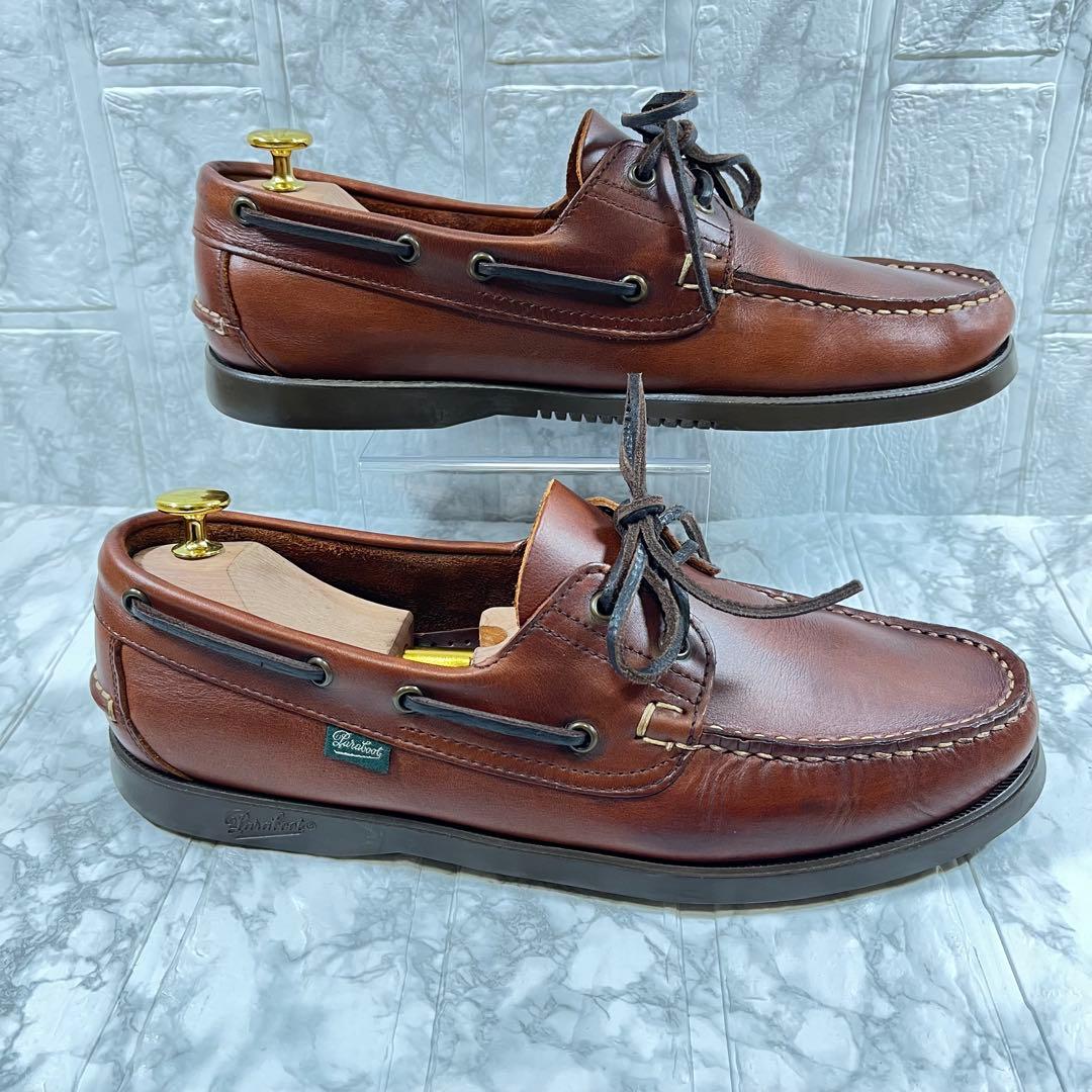 【美品】パラブーツ　paraboot BARTH MARINE ダークブラウン